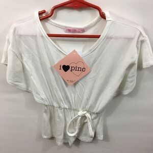 I ❤️ Pinc Girls Blouse with bow Size 2T NWT
